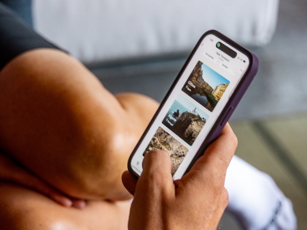 The Ride Atlas on a phone